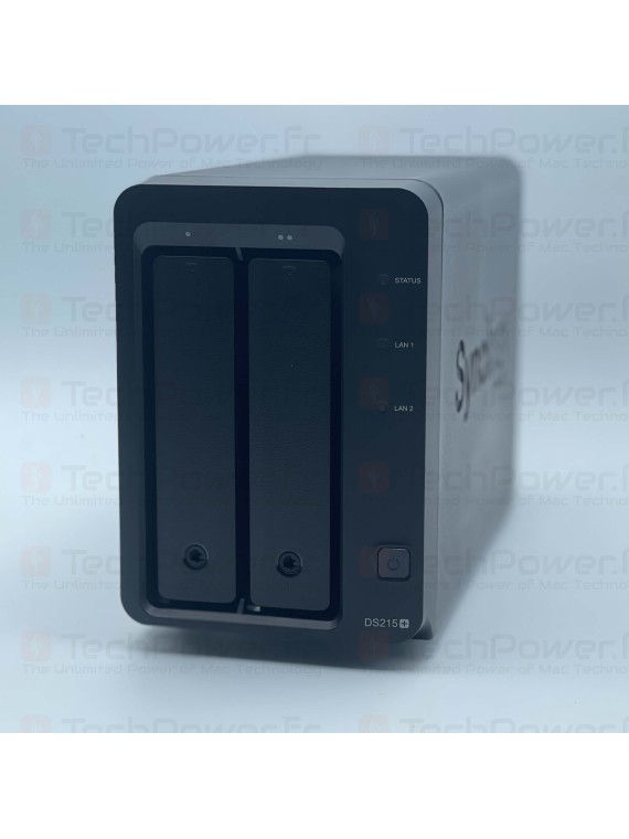 NAS Synology DS215+ 4To, Stockage Réseau 2 Baies
