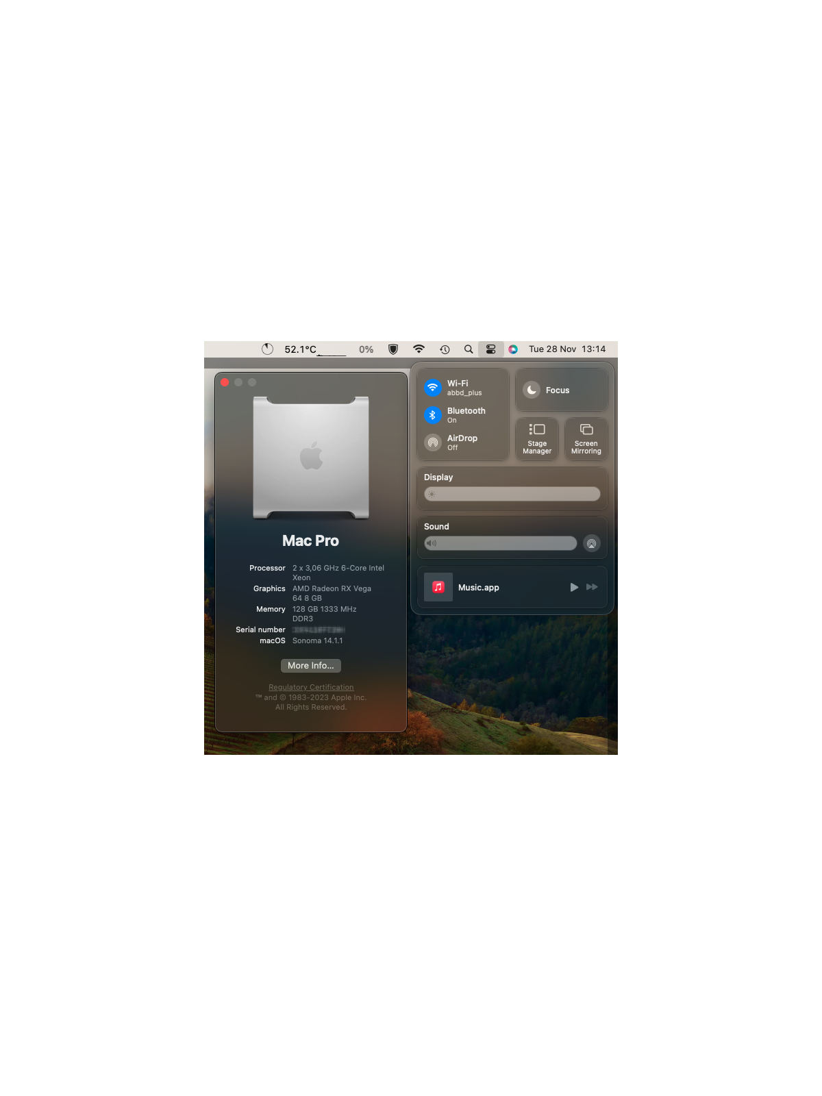 Mac Pro 5.1 ULTRA RAPIDE avec Dual Xeon et Radeon Vega