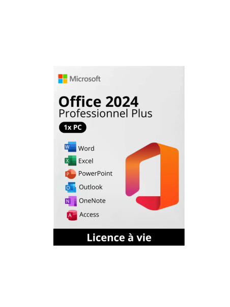 Pack Office 2024 Professionnel Plus - Licence à vie