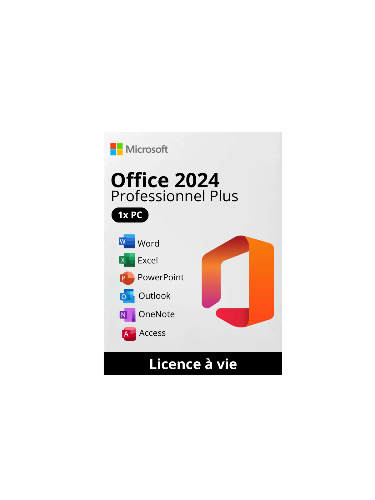 Pack Office 2024 Professionnel Plus - Licence à vie