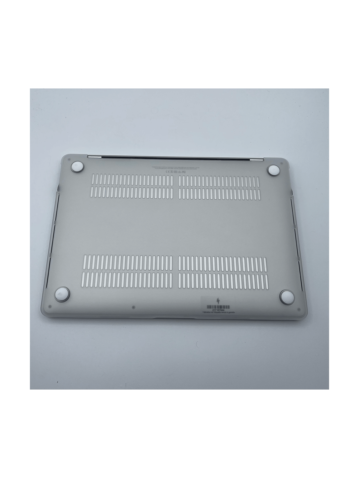 Coque de protection blanche matte pour MacBook