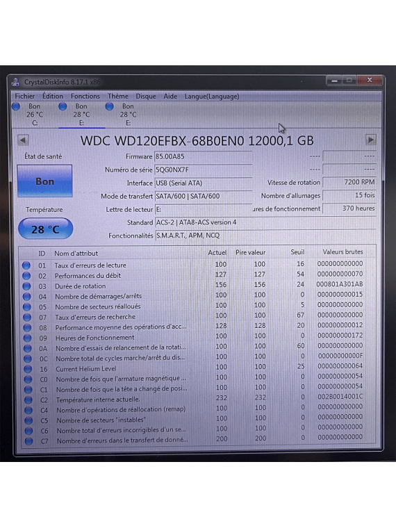 Disque Dur Interne 12To WD Red Plus pour NAS et PC