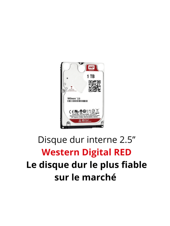 Disque Dur Externe WD Red 1To Ultra Mince