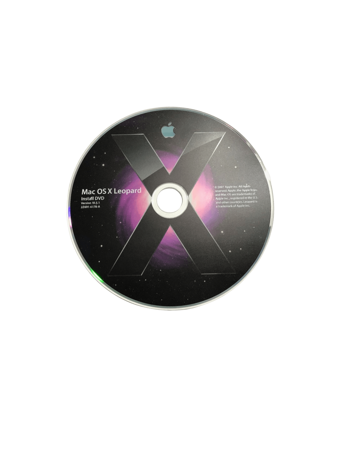 DVD Mac OS X Leopard v10.5 pour Mac vintage