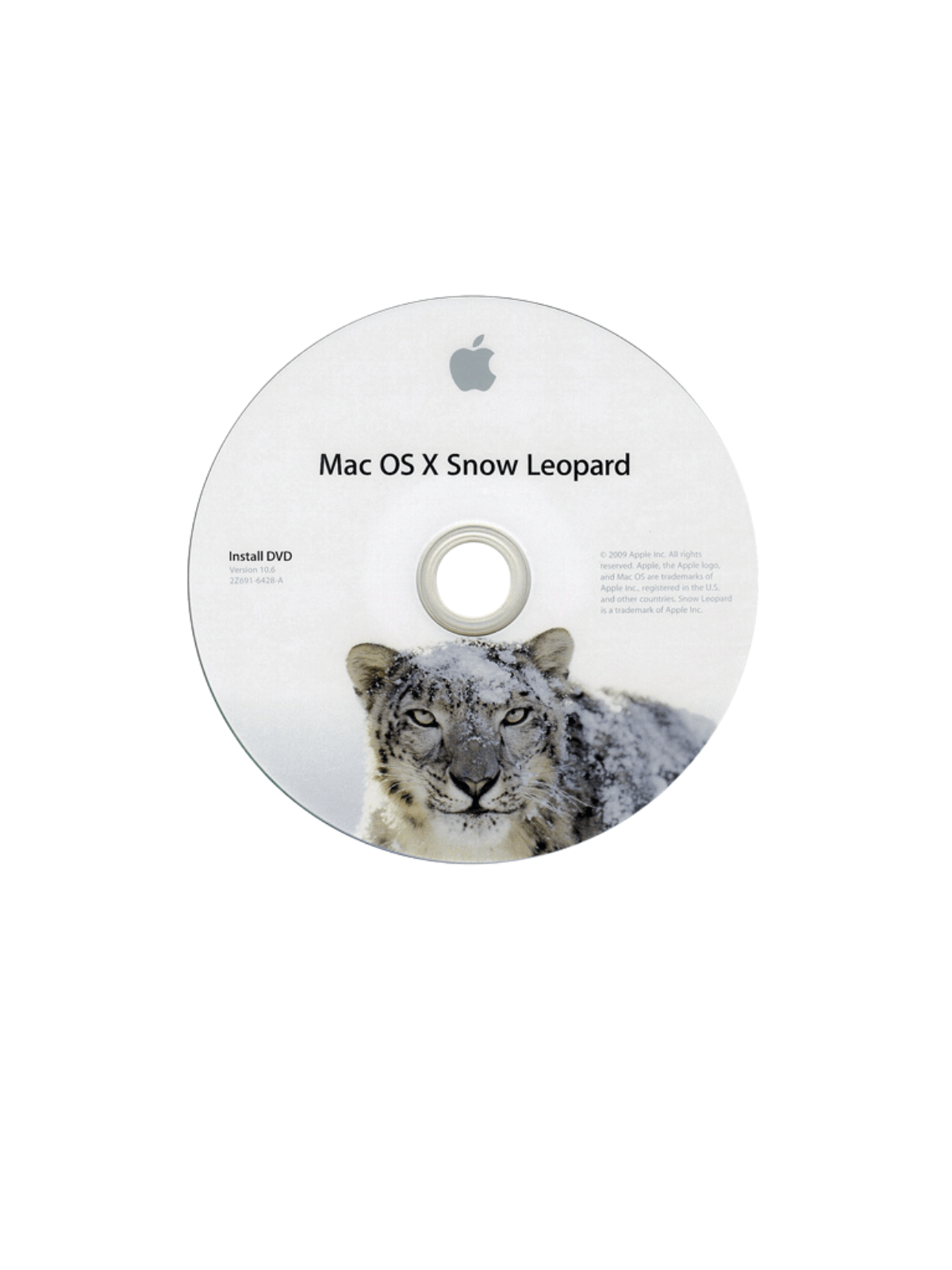 DVD installable pour Mac OS X Snow Leopard v10.6