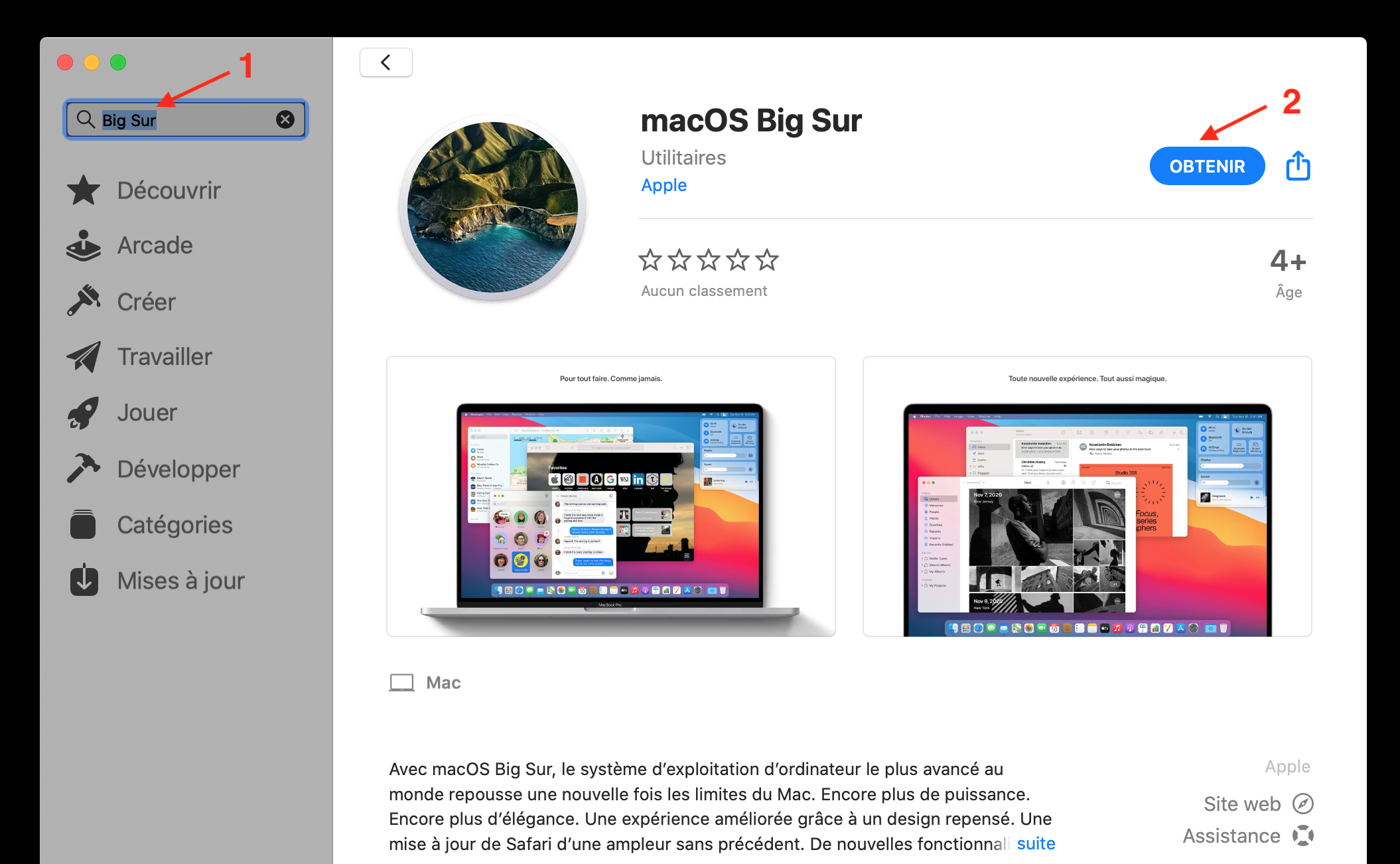 Clé USB macOS bootable - étape 2